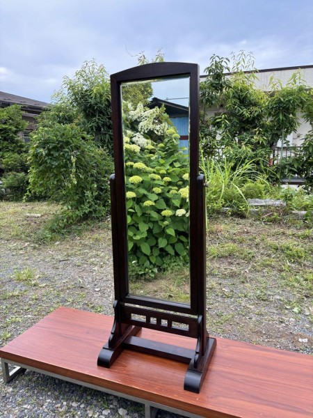 松本民芸家具 スタンドミラー 姿見 全身鏡