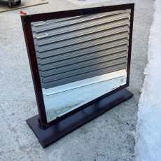 昭和レトロ 岩谷堂箪笥 桜木家具 木製 大型ミラードレッサー 卓上鏡 ミラー 鏡