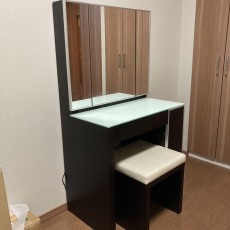 松永家具 ドレッサー 三面鏡 (スツール別)