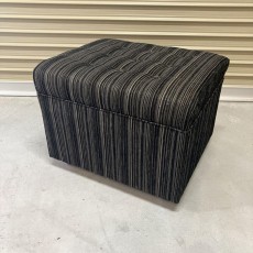 北欧レトロ ストライプオットマン スツール クラシック 古家具 ヴィンテージ