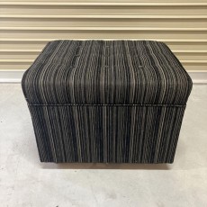 北欧レトロ ストライプオットマン スツール クラシック 古家具 ヴィンテージ