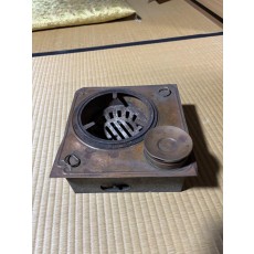 金属製炉 アンティーク家具　金属家具　レトロ家具