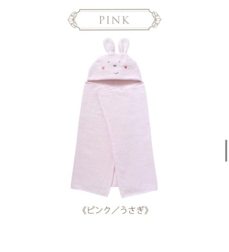 新品未使用☆犬印本舗ベビーバスタオル☆うさぎ☆赤ちゃん☆出産準備☆