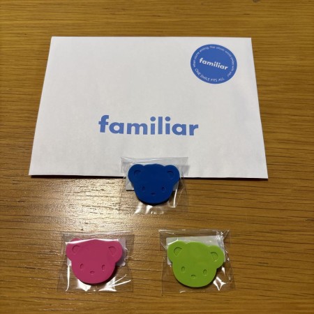 familiar ピンクマ　3個セット