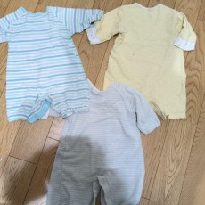 ロンパース・カバーオール3点セット　新生児　出産準備