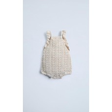 ZARA 新品 ロマンティックニットロンパース クロシェ編み 1-3ヶ月
