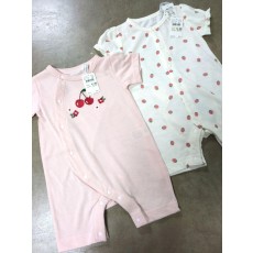 新品　60〜70　出産準備　カバーオール　うさぎ　女の子　ベビー