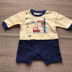 車ロンパース ★男の子ロンパース★60サイズ★★小さめロンパース★出産準備