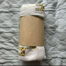 【新品未使用】【即発送可】ガーゼおくるみ キリン柄