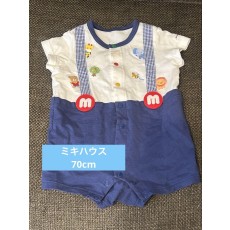 【値下げ】MIKI HOUSE／ミキハウス／ロンパース／男の子.70cm