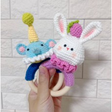新作ラトル兎象赤ちゃん 出産祝い ギフト