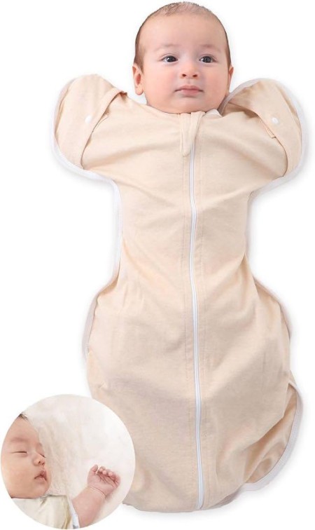 ✨人気商品・新品未使用✨おくるみ スワドル Sサイズ ベージュ 新生児 3ヶ月