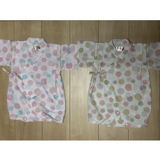 ロンパース 型ベビー甚平80cm 2枚セット