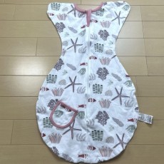 BRILBEスワドルアップ　ピンクマリン　Sサイズ おくるみ