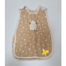 アモローサ　Amorosa　ベビースリーパー 羊の刺繍 水玉模様