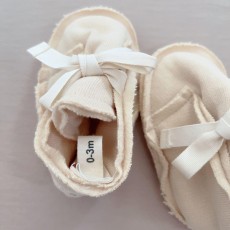 美品 organic zoo ベビーシューズ Booties 0-3m