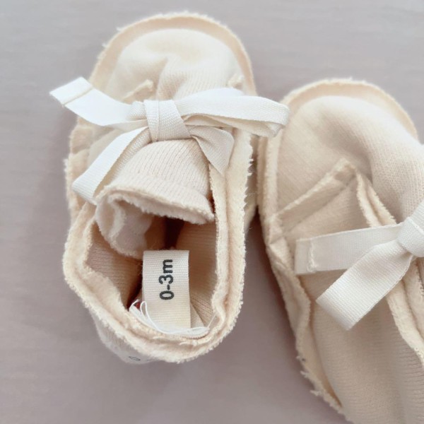 美品 organic zoo ベビーシューズ Booties 0-3m