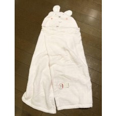新品未使用☆犬印本舗ベビーバスタオル☆うさぎ☆赤ちゃん☆出産準備☆