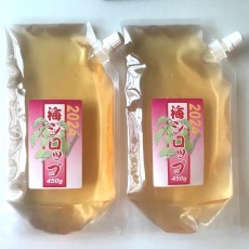 2024年梅シロップ900g（ 450g2点）