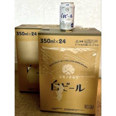 値下げ★ヘリオス　ユキノチカラ　白ビール350ml ×24缶　2箱