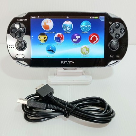 動作品 SONY PlayStation Vita PCH-1100 本体 黒