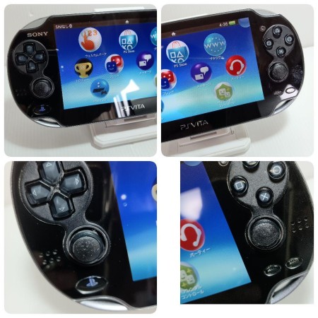 動作品 SONY PlayStation Vita PCH-1100 本体 黒