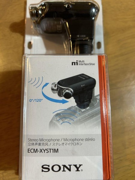 新品未使用SONY ECM-XYST1M ステレオマイクロホン