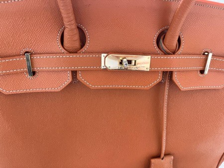 最終値下げ HERMES バーキン オレンジ ビジネスバッグ