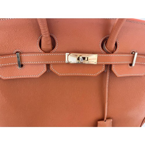 最終値下げ HERMES バーキン オレンジ ビジネスバッグ