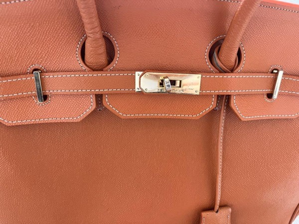 最終値下げ HERMES バーキン オレンジ ビジネスバッグ