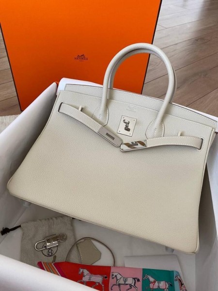 HERMES エルメス バーキン 30 トゴ シルバー