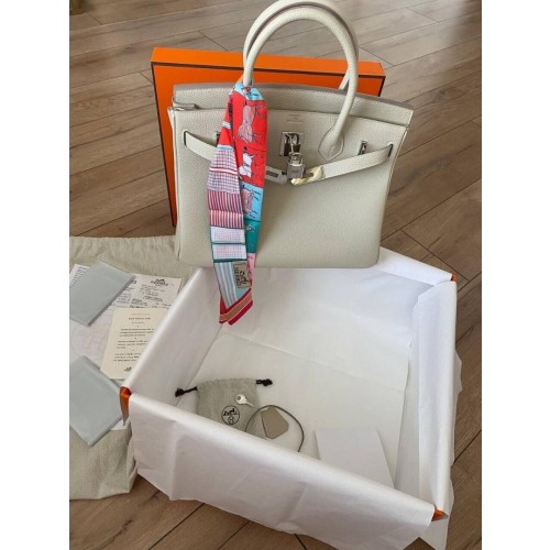 HERMES エルメス バーキン 30 トゴ シルバー